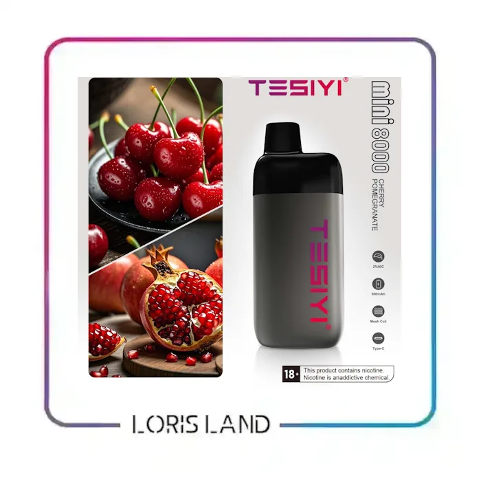 پاد یکبار مصرف گیلاس انار تی سی 8 هزار پاف